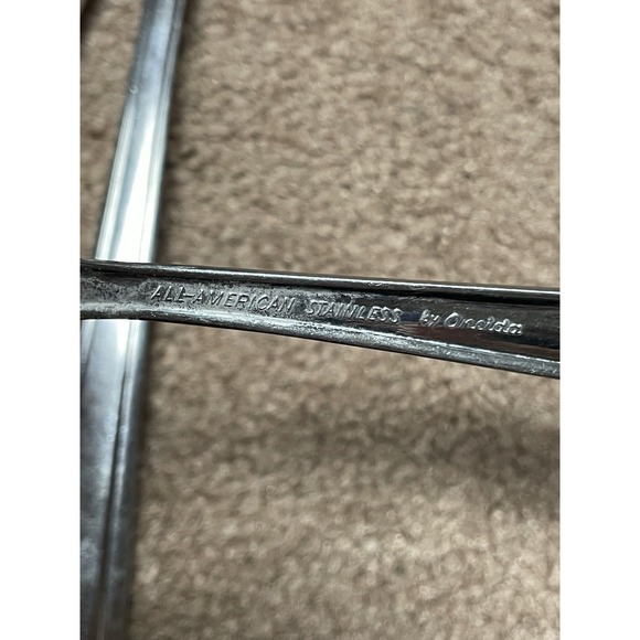 17 Bundle Lot Misc Silverware Spoons Fork Knives Stainless Steel Various - Picture 7 of 8